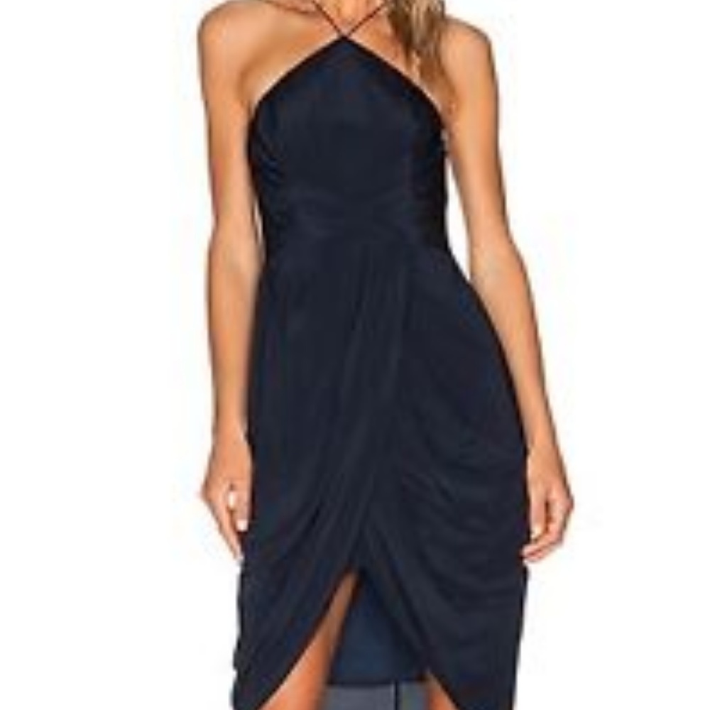 Zimmermann Silk Navy Dress